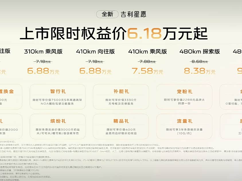 智能座舱不再是短板,全新吉利星愿上市!6.18万起芯片不妥协_车家号_发现车生活_汽车之家