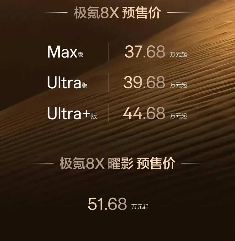 37.68万起!极氪8X开启预售,38分钟小订破万!零百加速两秒级_车家号_发现车生活_汽车之家